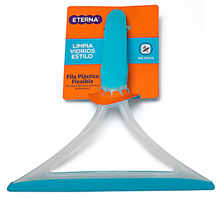 Eterna Glass Squeegee translucid plastic for Shower Glass Cleaner Squeegee, Window Cleaning Squeegee Glass Shower Door Squeegee  - INS68