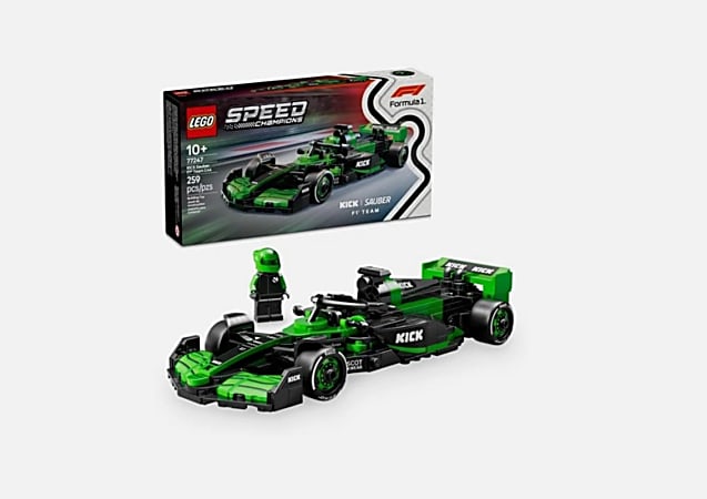 LEGO Speed Champions KICK Sauber F1 Team C44 Race Car - Office Depot