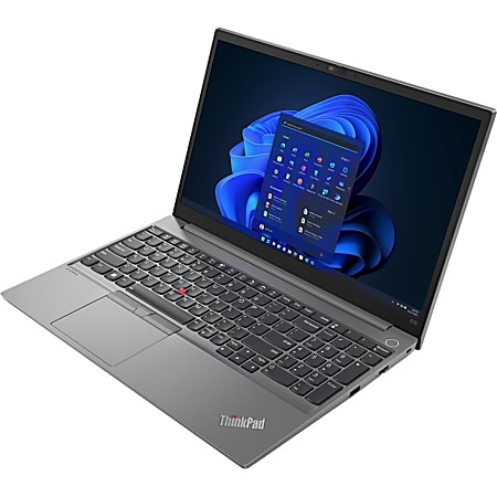 Lenovo ThinkPad E15 Gen 4 Laptop, 15.6" Screen, Intel® Core™ i3, 8GB Memory, 8GB Memory, 256GB Solid State Drive, Mineral Metallic, Windows® 11 Pro, WiFi 6