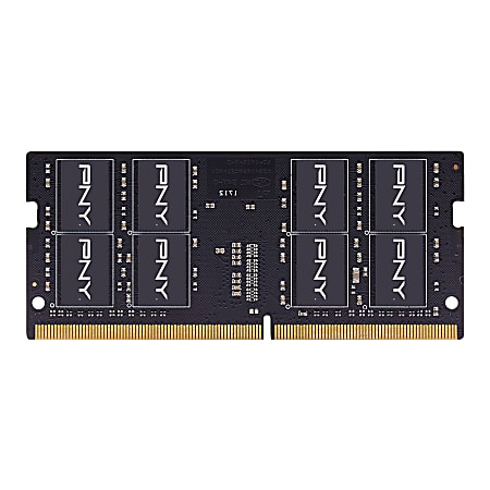 PNY Performance 8GB DDR4 DRAM 3200MHz (PC4-25600) CL22 1.2V Dual Rank Notebook/Laptop (SODIMM) Computer Memory Kit – MN8GSD43200-TB