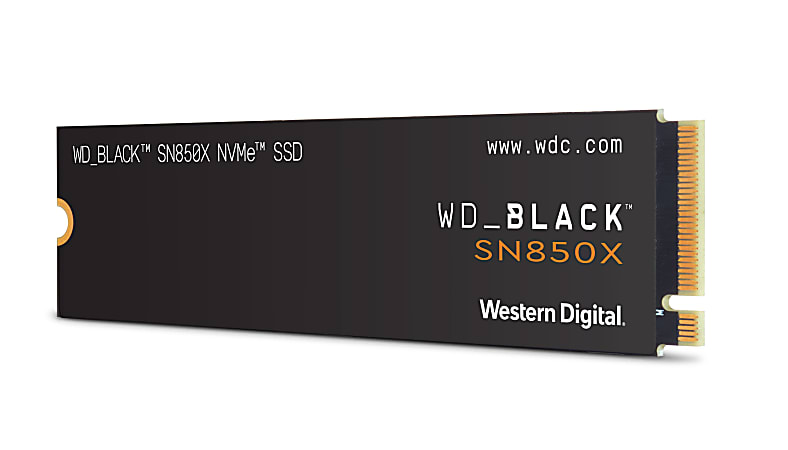 Western Digital SSD Sn850x M.2 Wd Noir Pcie Nvme 4.0 2To + Dissipator