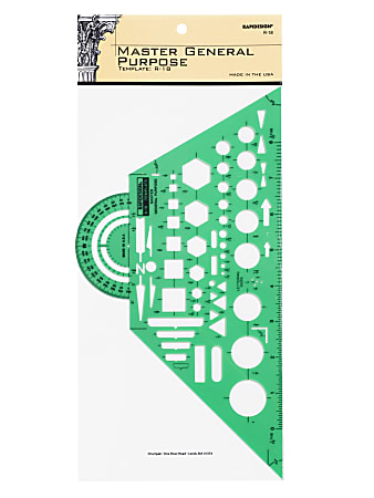Rapidesign General Purpose Drafting And Design Templates, Master General Purpose