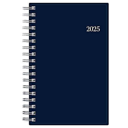 2025 Blue Sky Weekly/Monthly Planning Calendar, 3-5/8” x 6-1/8”, Navy, January To December