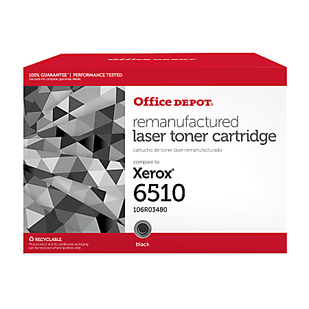 Office Depot® Remanufactured Black High Yield Toner Cartridge Replacement For Xerox® 6510, OD6510B
