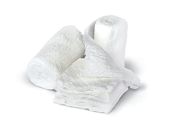 Medline Sterile Bulkee Super Fluff Sponge - 6" Width x 6.75" Length - 480 / Carton
