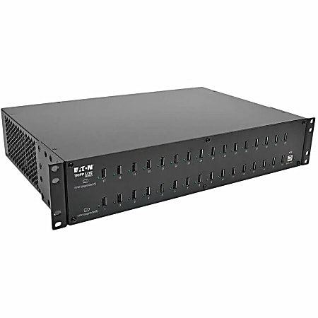 Eaton Tripp Lite Series 32-Port USB Charging Station with Syncing - Charging station - 400 Watt - 80 A - U280032RMINT