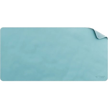 Mobile Pixels Desk Mat (Haze Blue) - Polyurethane Leather, Vinyl - Haze Blue
