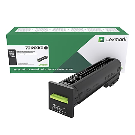 Lexmark™ 72K1XK0 Extra-High-Yield Return Program Black Toner Cartridge