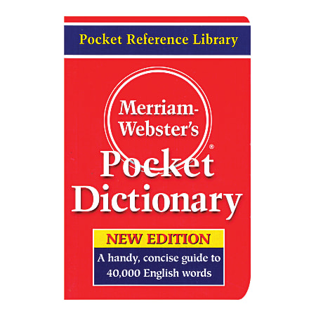 Merriam-Webster's Pocket Dictionary, Pack Of 3