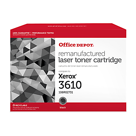 Office Depot® Remanufactured Extra High-Yield Black Toner Cartridge Replacement For Xerox 3610, OD3610EHY