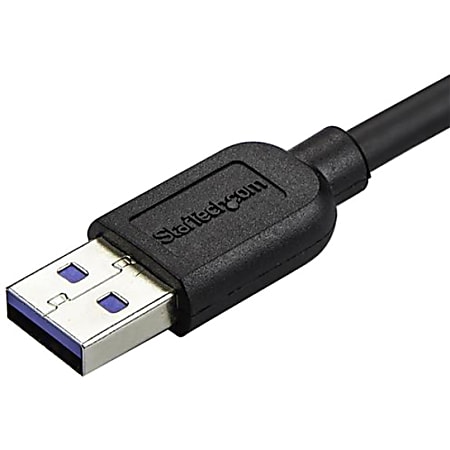 C2G 6.6ft USB Cable USB A to USB A Cable USB 2.0 Black MM Type A Male USB  Type A Male USB 6.56ft Black - Office Depot