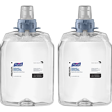 Purell® FMX-20 Healthy Soap Foam Hand Soap, Fresh Scent, 67.6 Oz, Carton Of 2 Bottles