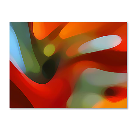 Trademark Global Red Tree Light Gallery-Wrapped Canvas Print By Amy Vangsgard, 35"H x 47"W