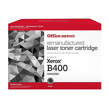 Office Depot® Brand Remanufactured Extra High-Yield Black Toner Cartridge Replacement For Xerox B400, ODB400EHY