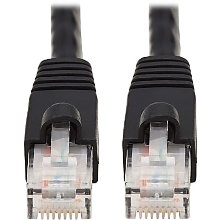 Eaton Tripp Lite Series Cat6a 10G Snagless UTP Ethernet Cable (RJ45 M/M), Black, 25 ft. (7.62 m) - Patch cable (DTE) - N261025BK