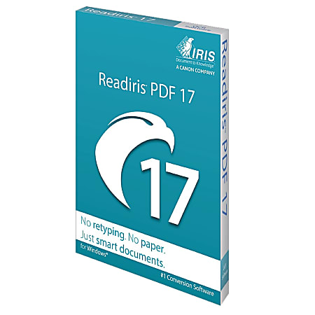 Readiris PDF 17, 1 License, OCR/PDF, For Windows®