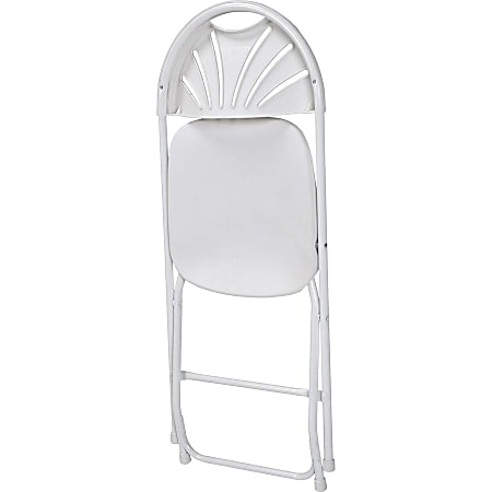 ERCOL｜fan back chair Dorel Zown Premium Fan Back Folding Chair White Seat Color White