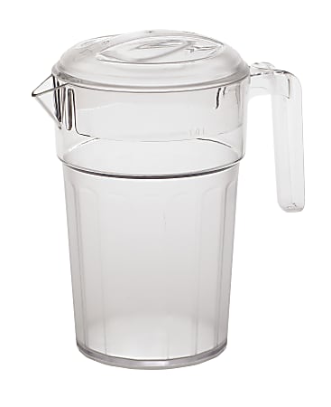 Cambro Camwear® Pitchers, 34 Oz, Clear, Pack Of 6 Pitchers