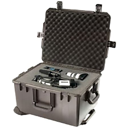 Pelican Storm Case iM2750 Shipping Box with Cubed Foam - Internal Dimensions: 22" Length x 17" Width x 12.70" Depth - External Dimensions: 24.6" Length x 19.7" Width x 14.4" Depth - Press & Pull Latch Closure - HPX Resin - Olive Drab - For Military