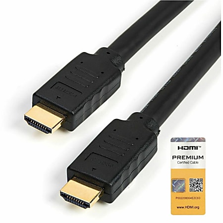 StarTech.com 15' 4K HDMI Cable, Black