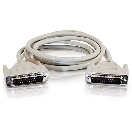 C2G 25ft DB25 MM Serial RS232 Cable DB 25 Male Serial DB 25 Male 25ft ...
