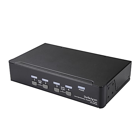 StarTech.com 4 Port DisplayPort KVM Switch with 4K 60Hz