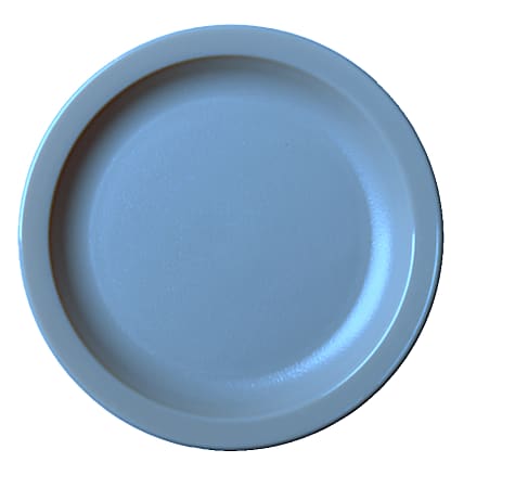 Cambro Camwear Round Dinnerware Plates, 6-1/2", Slate Blue, Set Of 48 Plates