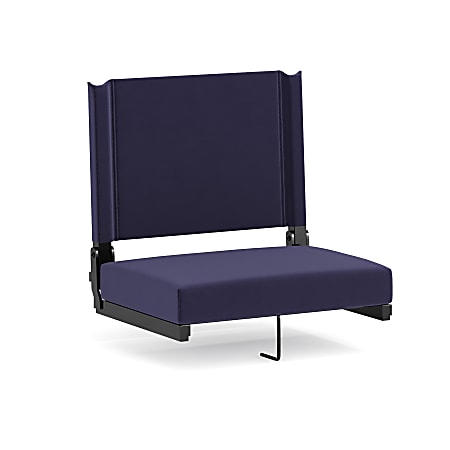 Flash Furniture Grandstand Comfort Seat, Navy/Black