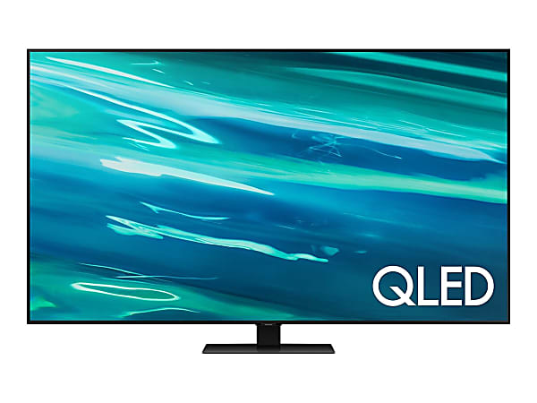 Samsung QN65Q80AAF - 65" Diagonal Class (64.5" viewable) - Q80A Series LED-backlit LCD TV - QLED - Smart TV - Tizen OS - 4K UHD (2160p) 3840 x 2160 - HDR - Quantum Dot - titan black