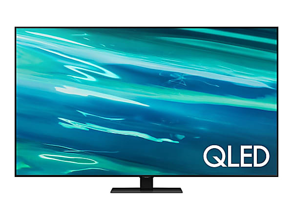 Samsung QN65Q80AAF - 65" Diagonal Class (64.5" viewable) - Q80A Series LED-backlit LCD TV - QLED - Smart TV - Tizen OS - 4K UHD (2160p) 3840 x 2160 - HDR - Quantum Dot - titan black