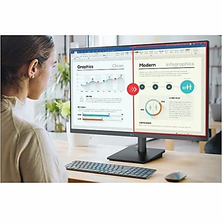 LG 27MS500 B 27 Display LCD Monitor FreeSync - Office Depot