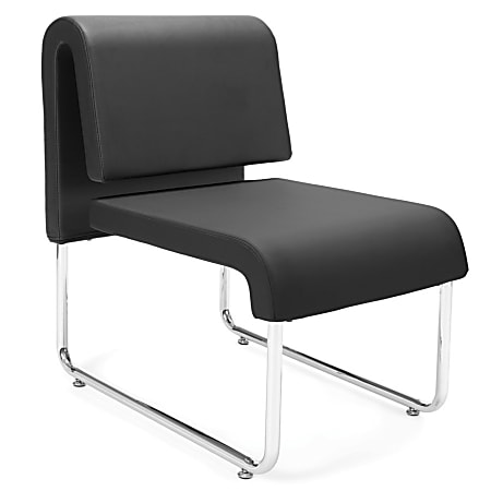 OFM Uno Lounge Chair, Black