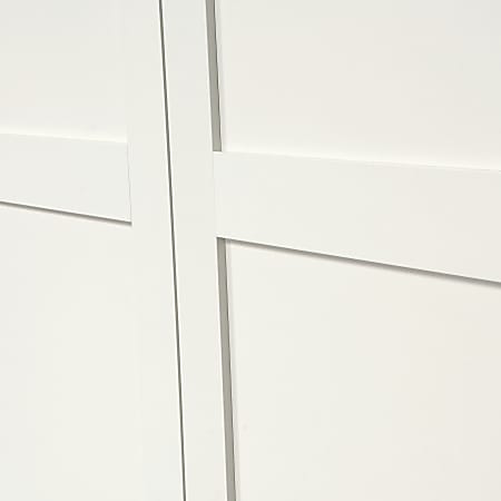 Sauder Homeplus Storage Cabinet 4 Fixed Shelves White Office Depot
