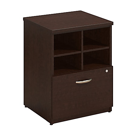 Bush Business Furniture Components Elite Storage Cabinet, 24"W, Mocha Cherry, Standard Delivery