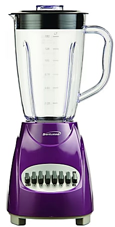 Brentwood 12-Speed Blender With Plastic Jar, Purple