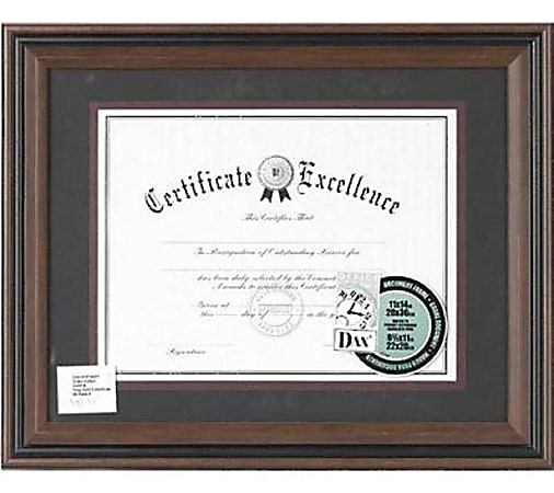 Details about   DAX Rigid Plastic Document Frame 16" x 13" Frame Size Holds 11" x 8.50" 