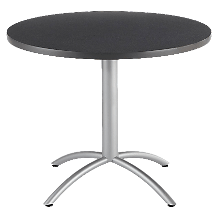 Iceberg CafeWorks Cafe Table, Round, 30" x 36"W, Graphite