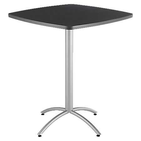 Iceberg CafeWorks Bistro Table, Square, 42"H x 36"W, Graphite