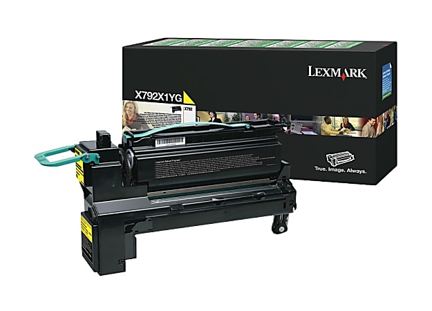 Lexmark™ X792X1YG Yellow Extra-High Yield Return Program Toner Cartridge