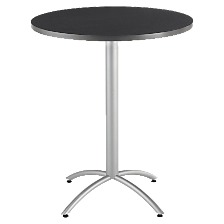 Iceberg CafeWorks Bistro Table, Round, 42"H x 36"W, Graphite