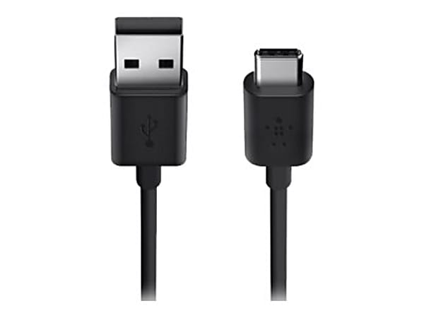 Belkin MIXIT - USB cable - USB (M) to USB-C (M) - USB 2.0 - 4 ft - black
