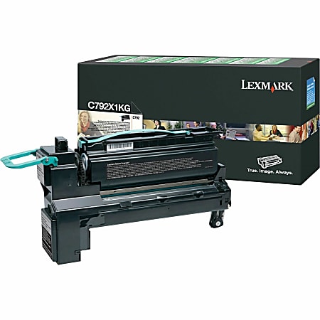 Lexmark™ C792X1KG Black Extra-High Yield Return Program Toner Cartridge