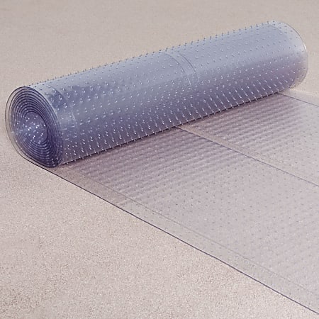 Es Robbins Ribbed Vinyl Carpet Runner 36 X 120 Clear Office Depot