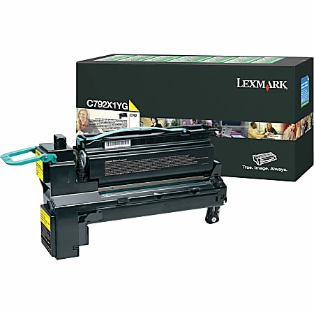 Lexmark™ C792X1YG Yellow Extra-High Yield Return Program Toner Cartridge