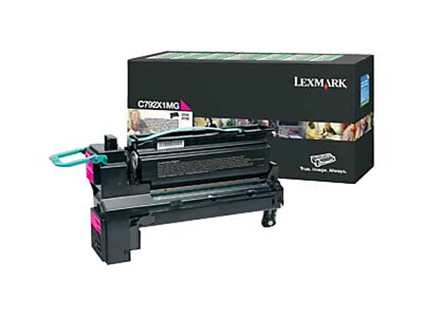 Lexmark™ C792X1MG Magenta Extra-High Yield Return Program Toner Cartridge