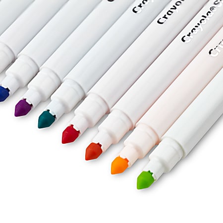 Crayola Pastel Supertip Washable Markers Fine Point Assorted Pastel Colors Pack Of 20 Markers