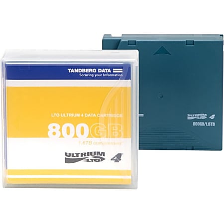 Overland LTO Ultrium 4 Data Cartridge with Custom Labeling - LTO-4 - Labeled - 800 GB (Native) / 1.60 TB (Compressed) - 20 Pack