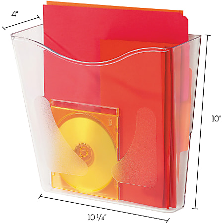Euro-Style DocuPocket Portrait Wall File, A4/Legal/Letter/Magazine/Portfolio Size, 10.25