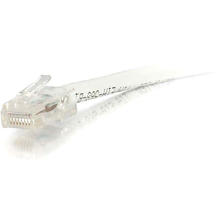 C2G 10ft Cat6 Non-Booted Unshielded (UTP) Network Patch Cable - White - 10 ft Category 6 Network Cable  - 04241
