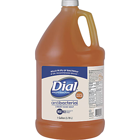 Dial Professional Original Gold Liquid Hand Soap Refill 1 Gallon Bottle Office Depot